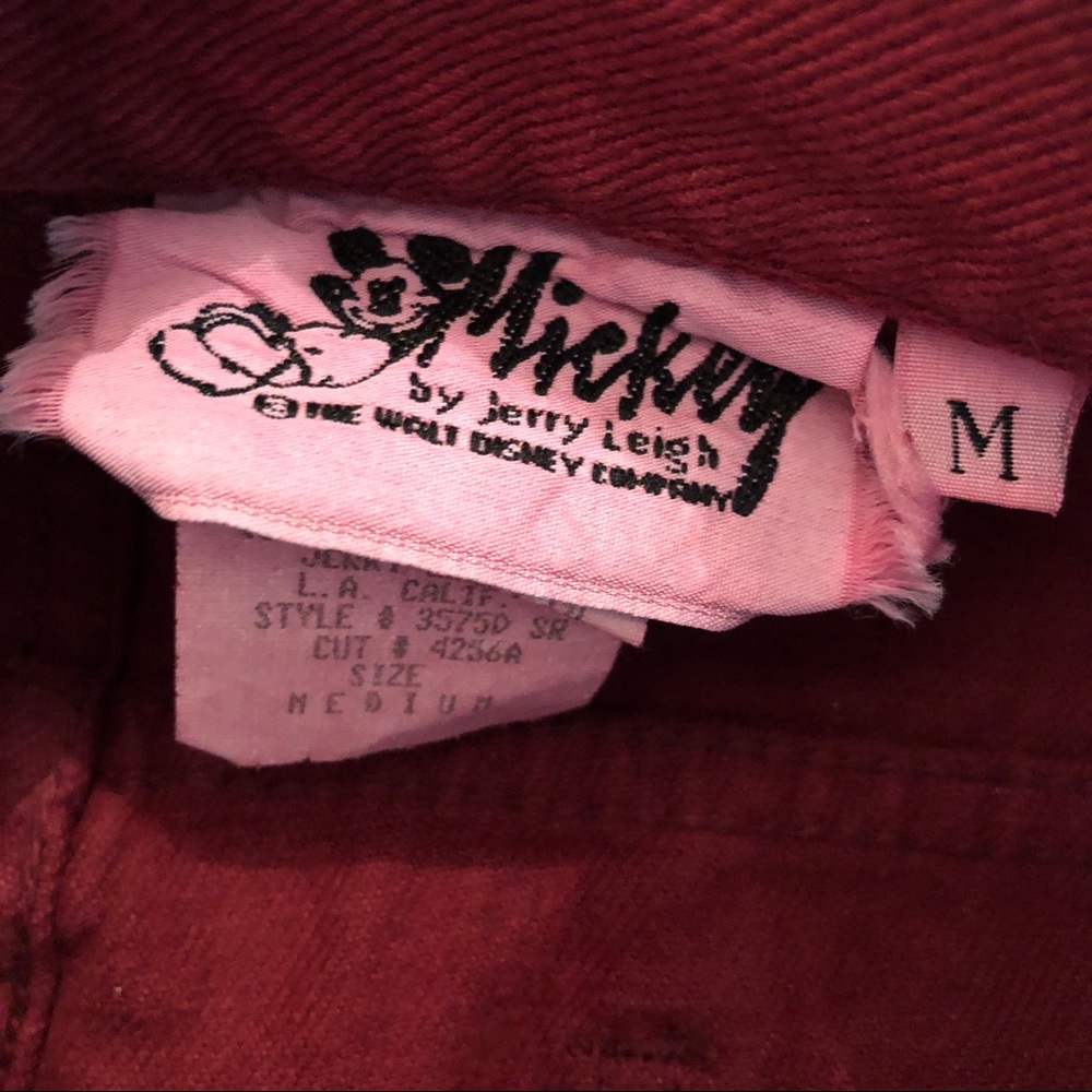 VTG HIP-HOP MICKEY & FRIENDS HIGH WAISTED DENIM SHORTS - Picture 4 of 4